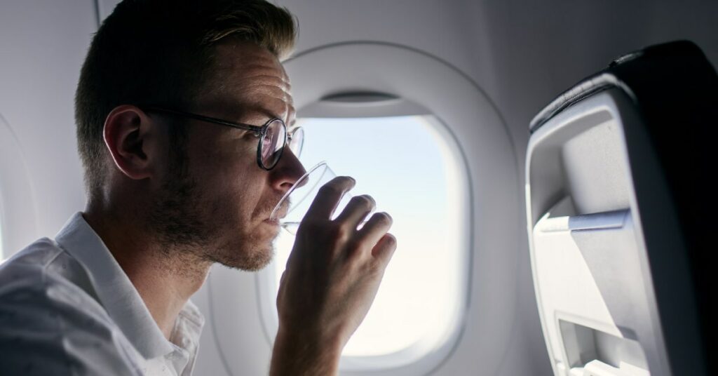 Staying Hydrated On Plane Flight